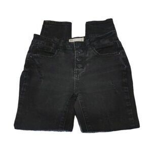 Girl's Black RSQ High Rise Ankle Skinny Jeans Size 8 EUC #C29
